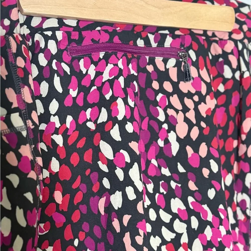 NEW Chico’s Zenergy UPF 50+ Wavy Dot Skort Set in Plum Berry Size 1 (8/10) - Picture 8 of 10